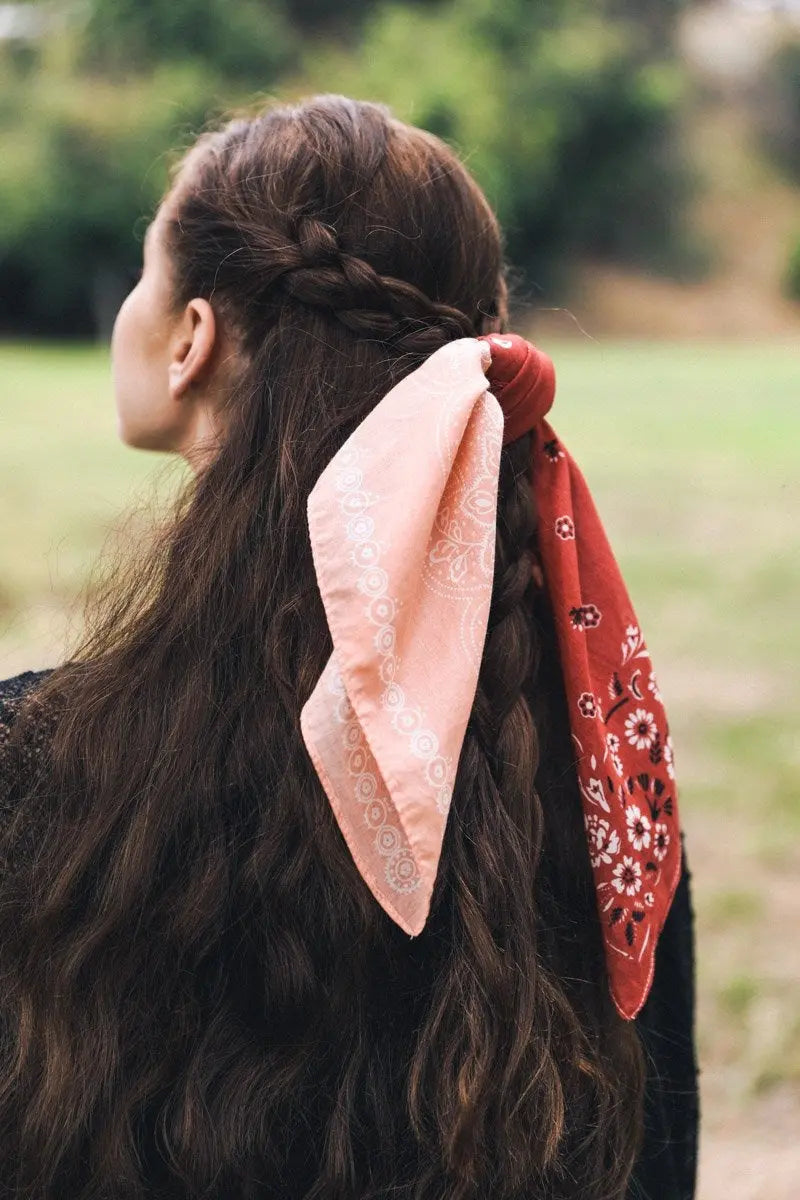 Two-Tone Western Hair Scarf & Bandana