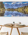 "Mirror Lake", Lake Matheson Canvas Wall Art