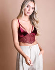 Velvet Lace Bralette
