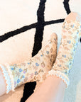 Vintage Blossom Socks Set Of 2