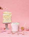 Birthday Cake Container Candle