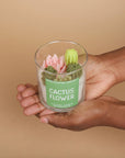 Cactus Flower Container Candle