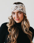 Western Wide Twist Knit Headband