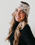 Western Wide Twist Knit Headband