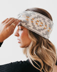 Western Wide Twist Knit Headband