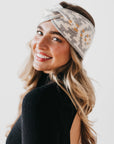 Western Wide Twist Knit Headband