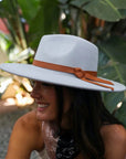 Wide Brim Ribbon Bolero Hat