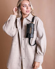Wide Chain Belt Bag & Crossbody