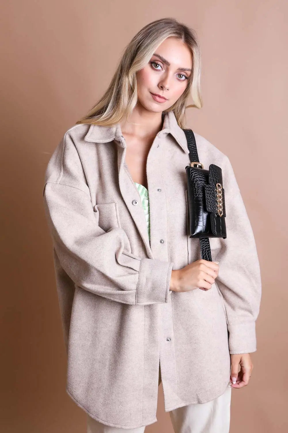 Wide Chain Belt Bag & Crossbody
