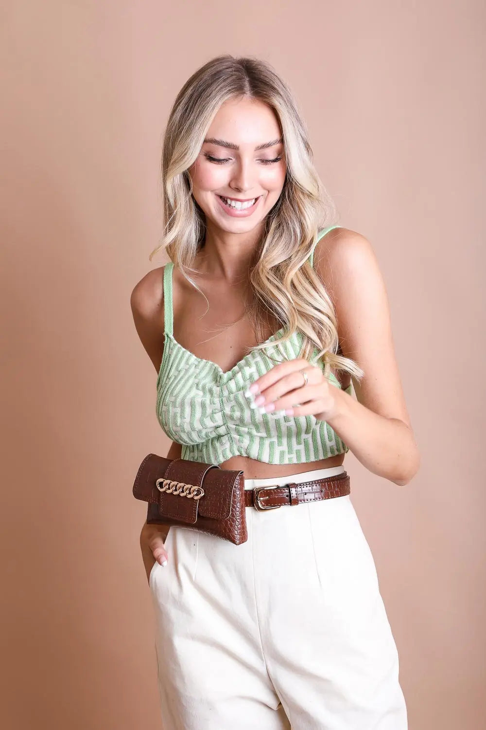 Wide Chain Belt Bag & Crossbody