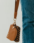 Wonderlust Woven Dual Pouch Wristlet