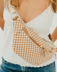 Woven Susie Vegan Leather Bum Bag