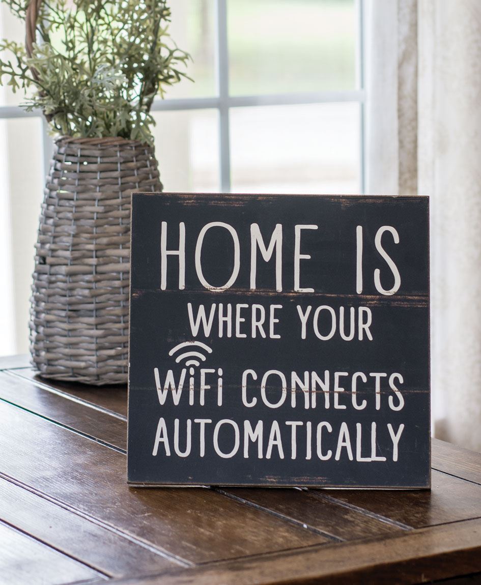 WiFi Home Sign
