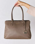 David Jones Structured Leather Handbag