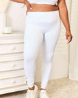 Double Take Wide Waistband Sports Leggings