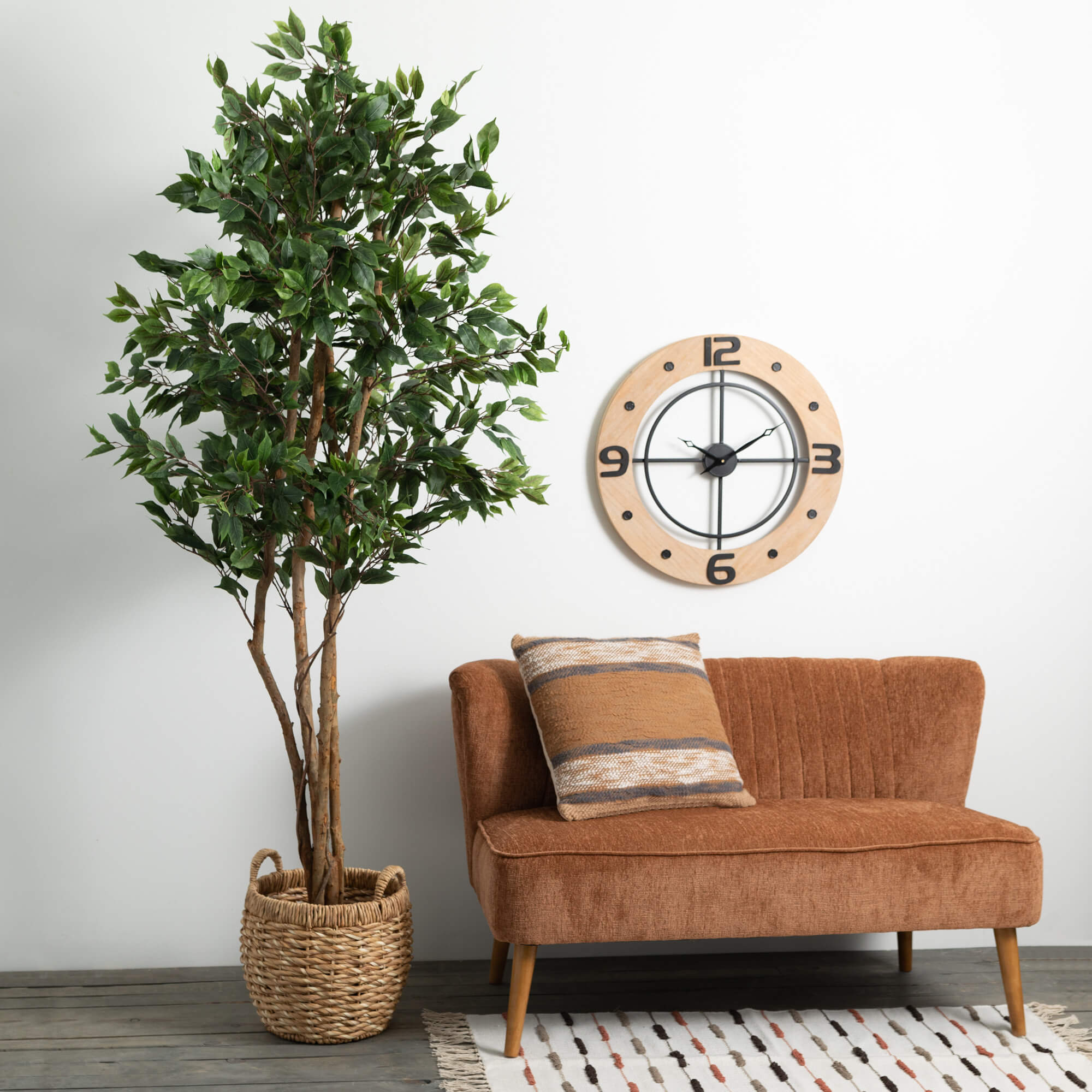Oversized Potted Ficus Tree (Faux) - Online Only