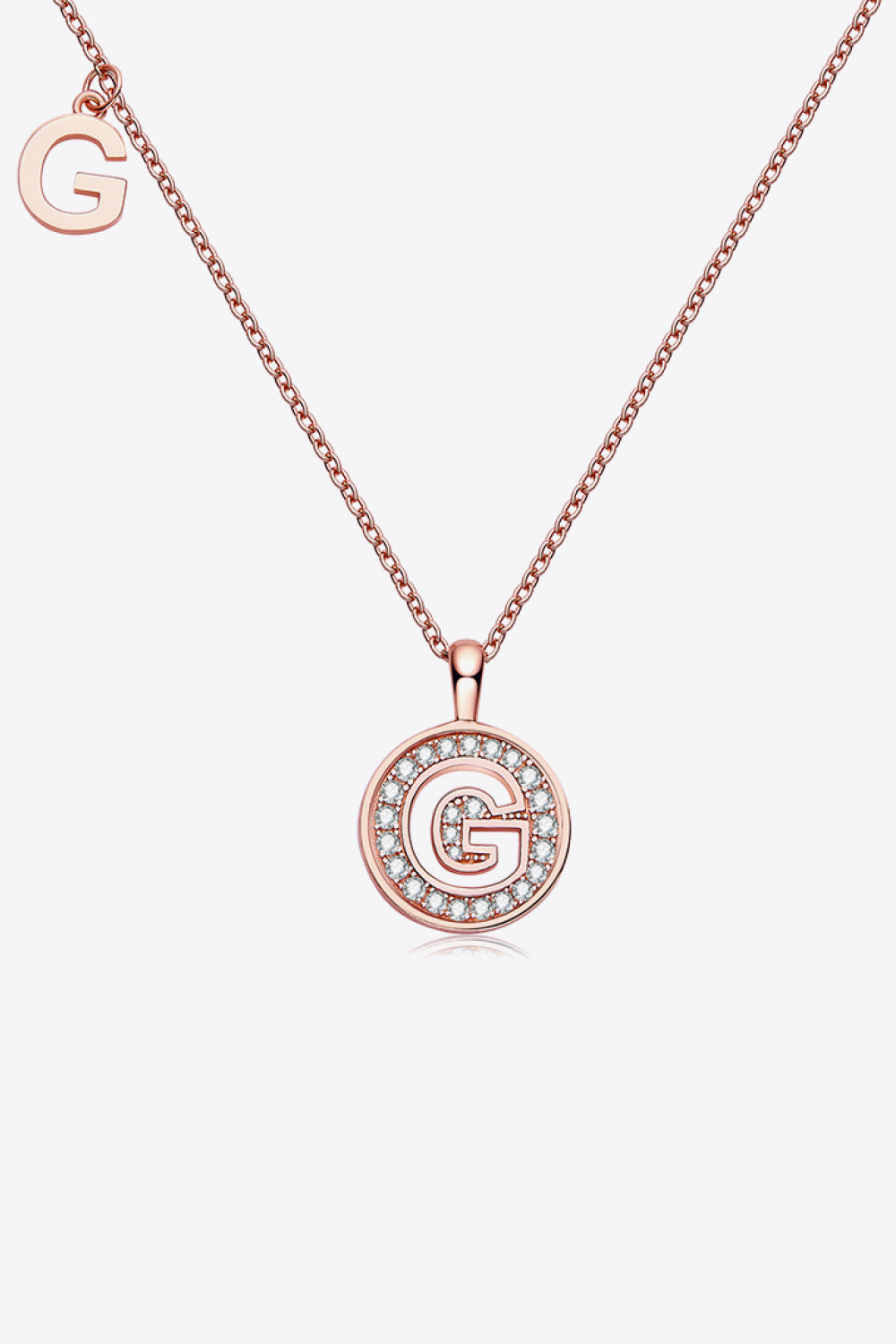 Moissanite A to J Pendant Necklace - Online Only