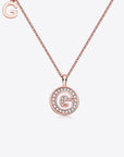 Moissanite A to J Pendant Necklace - Online Only