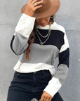 Longing For Fall Color Block Sweater - Online Only