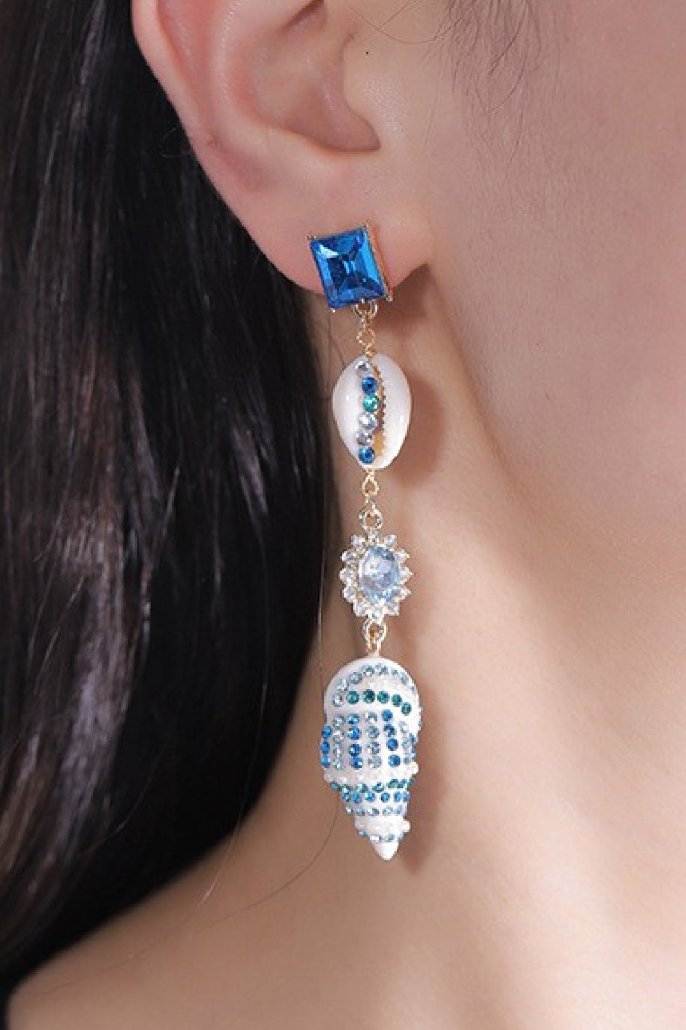 Better Love Next Time Conch Drop Earrings - Online Only