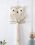 Hand-Woven Owl Macrame Wall Hanging - Online Only