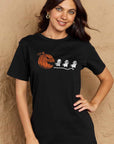 Simply Love Jack-O'-Lantern Graphic Cotton Tee - Online Only
