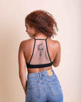 Crescent Moon Dream Catcher Tattoo Mesh Bralette - My Pampered Life Seattle