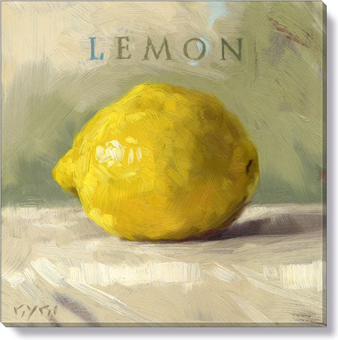 Darren Gygi Lemon Wall Art 36x36 - Online Only