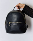 David Jones PU Leather Backpack