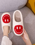 Melody Smiley Face Cozy Slippers