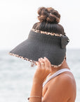 Leopard Foldable Bow Visors - Online Only