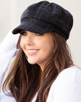 Plaid Newsboy Caps - Online Only