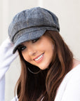 Plaid Newsboy Caps - Online Only