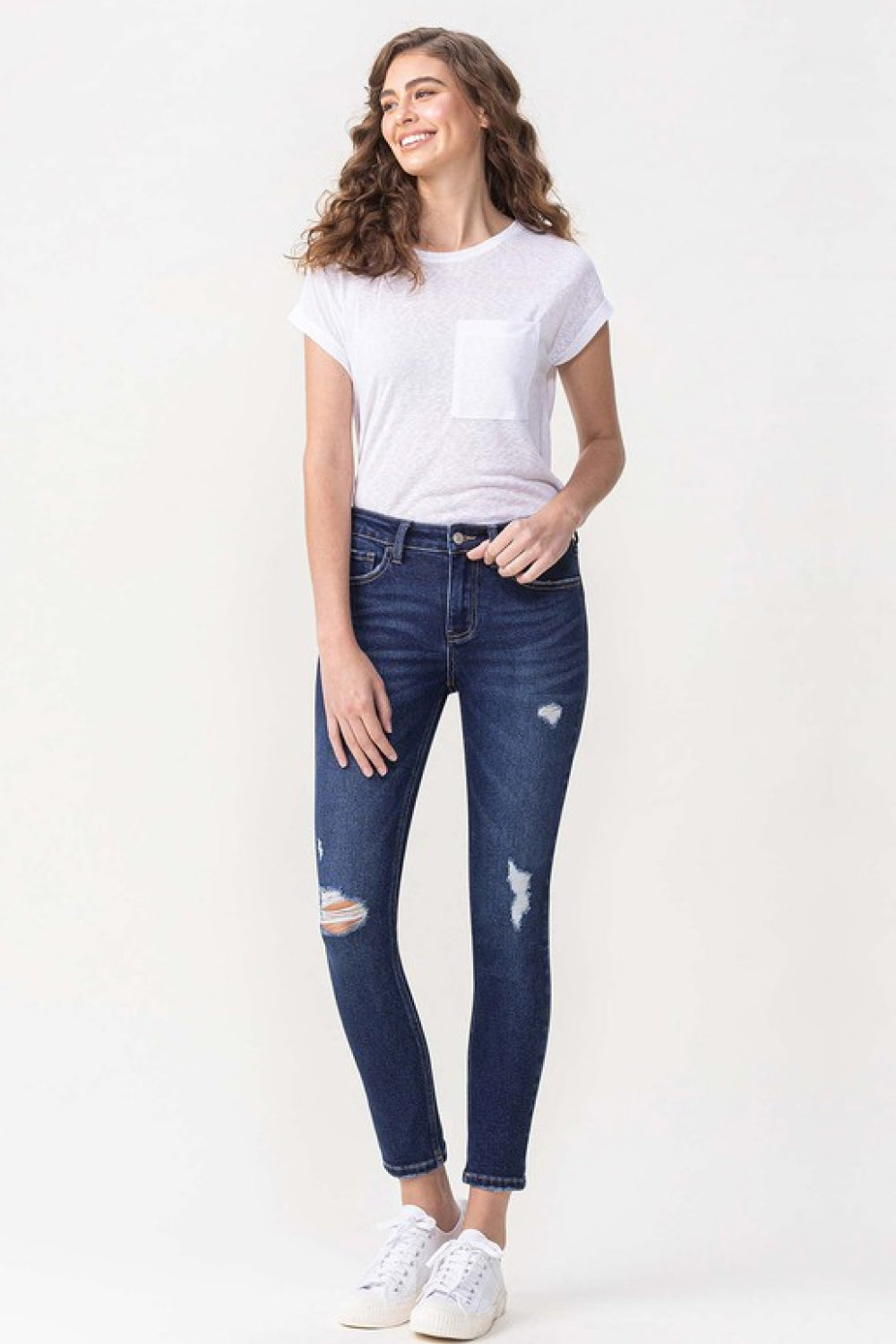 Lovervet Chelsea Midrise Crop Skinny Jeans - Online Only