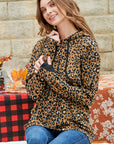Leopard Printed Hoodie Jacket - Online Only