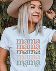 Mama Leopard Boho Graphic Tee - Online Only