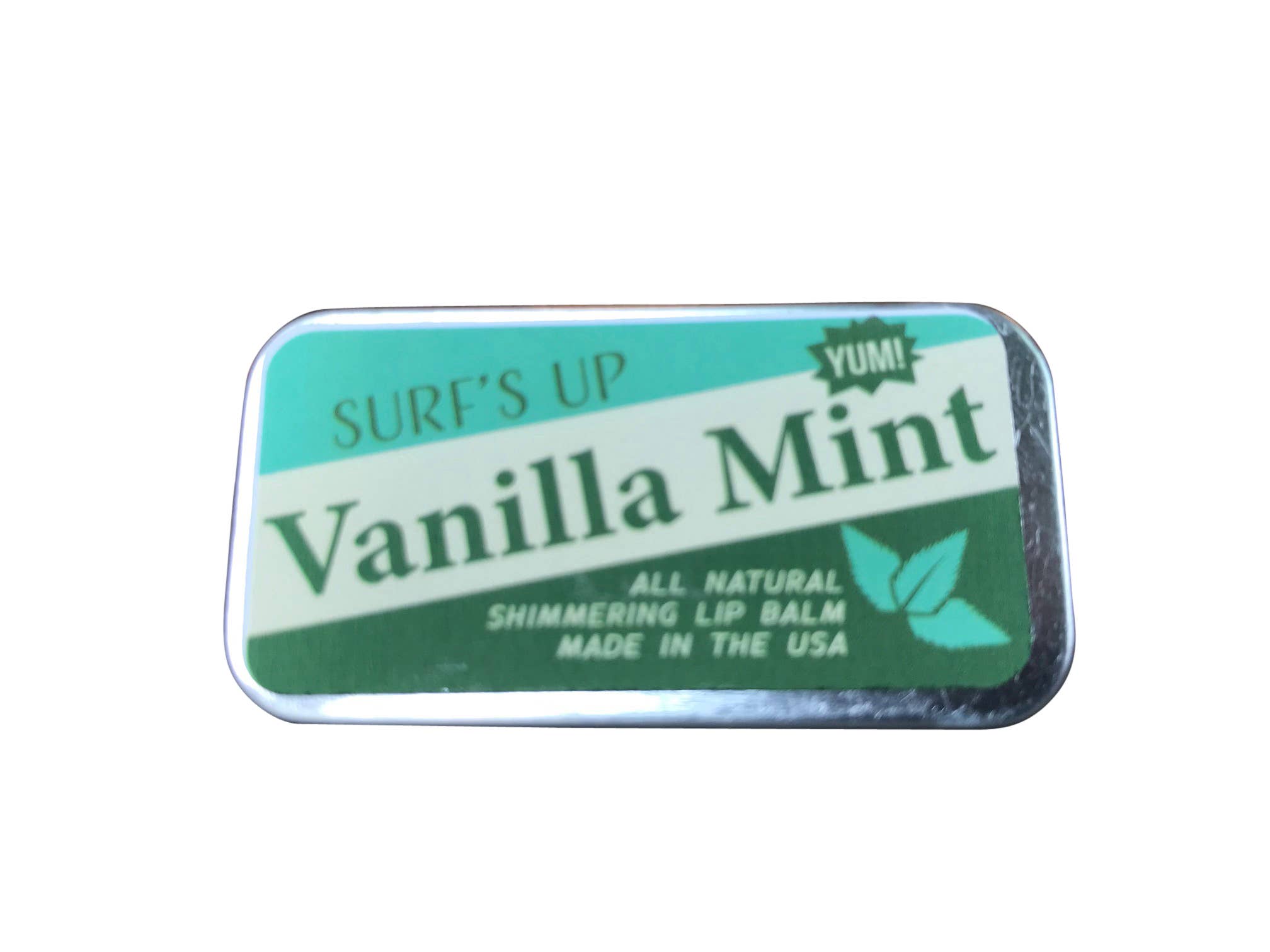 Vanilla Mint Shimmering Lip Balm Sliding Tin