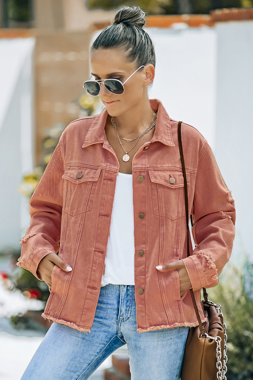 I Believe in Pink Denim Jacket — Kimmy's Boutique