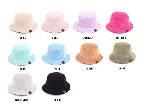 CC Terry Cloth Bucket Hat - Online Only