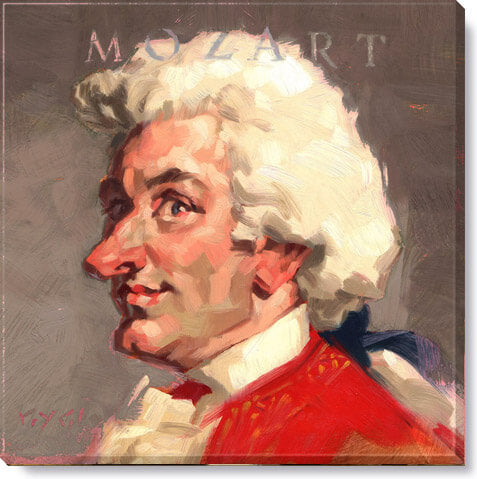 Darren Gygi Mozart Wall Art 36x36 - Online Only