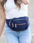 Quilted Belt Sling Bum Bag - Online Only