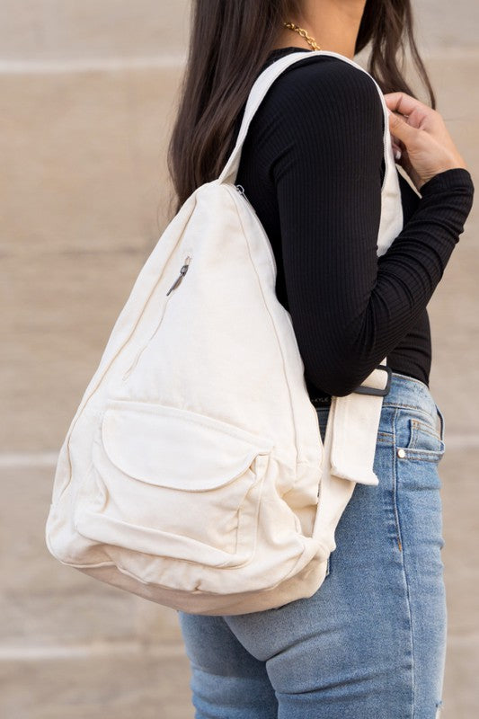 Oversized Canvas Sling - Online Only