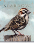 Darren Gygi Sparrow Wall Art 36x36 - Online Only