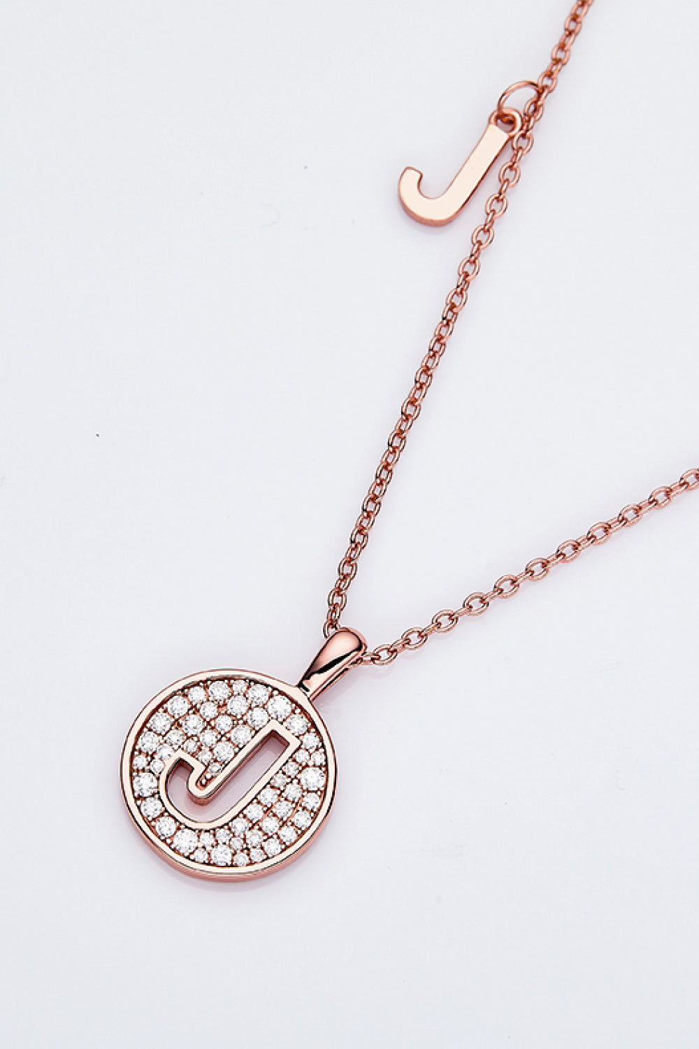 Moissanite A to J Pendant Necklace - Online Only