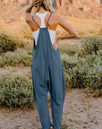 Double Take  V-Neck Sleeveless Jumpsuit with Pocket