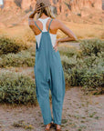 Double Take  V-Neck Sleeveless Jumpsuit with Pocket