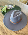 Wide Brim Panama Felt Hat - Online Only