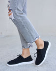 Forever Link Flat Round Toe Lace-Up Sneakers