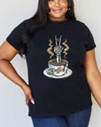 Simply Love COFFEE Graphic Cotton Tee - Online Only