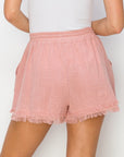 HYFVE Drawstring Frayed Shorts